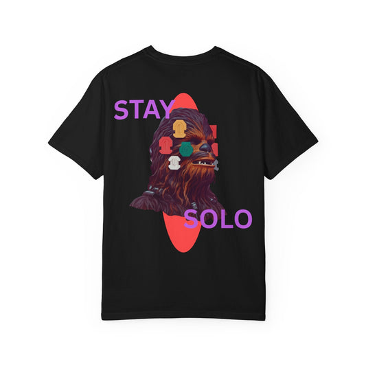 Stay Solo Chewie - Heavy T-shirt - The Mushroom Lounge