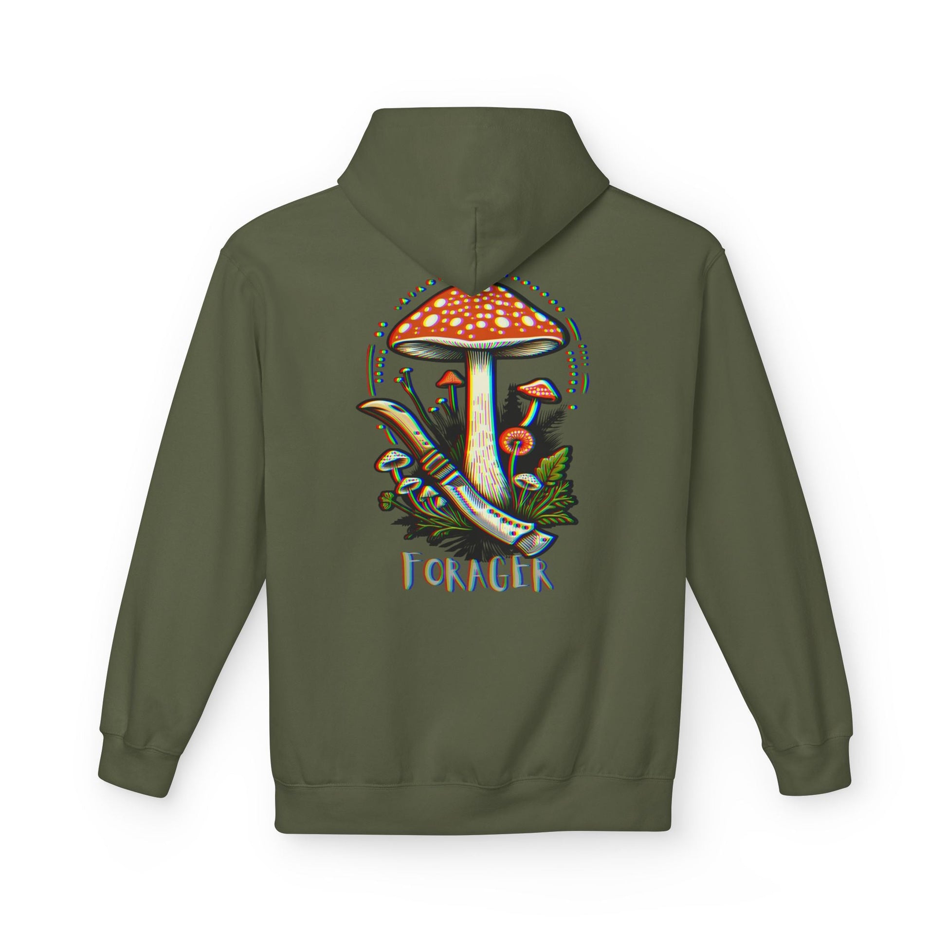 The Forager - Medium Weight Hoodie - The Mushroom Lounge