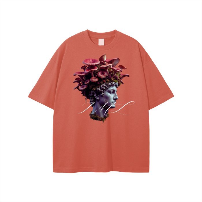 Unisex "Cap Krown" Oversized Tee - Surreal Collection - The Mushroom Lounge