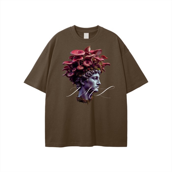 Unisex "Cap Krown" Oversized Tee - Surreal Collection - The Mushroom Lounge