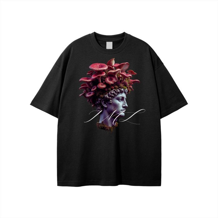 Unisex "Cap Krown" Oversized Tee - Surreal Collection - The Mushroom Lounge
